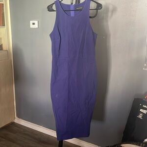 Banana republic fitted stretch, midi dress